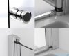 Radaway Eos KDD II kabina prysznicowa 90x100 przejrzyste 13799461-01L/13799462-01R